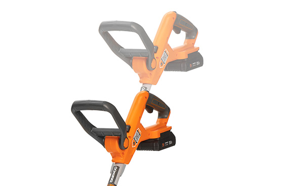 7 уровней наклона триммерной головки